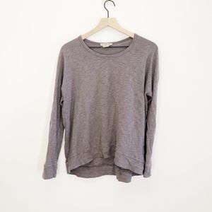 Maison Cinquant Long Sleeve Grey T-Shirt